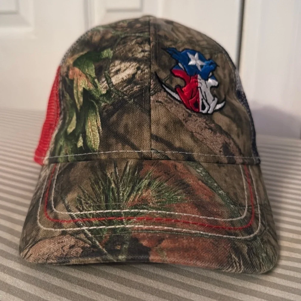 Outdoors/USA Print Snap Back Cap/Hat OS
